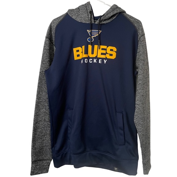 NHL St Louis Blues Men’s Fanatics Branded Pro Pullover Hoodie, Size S, NWOT! - Picture 1 of 9